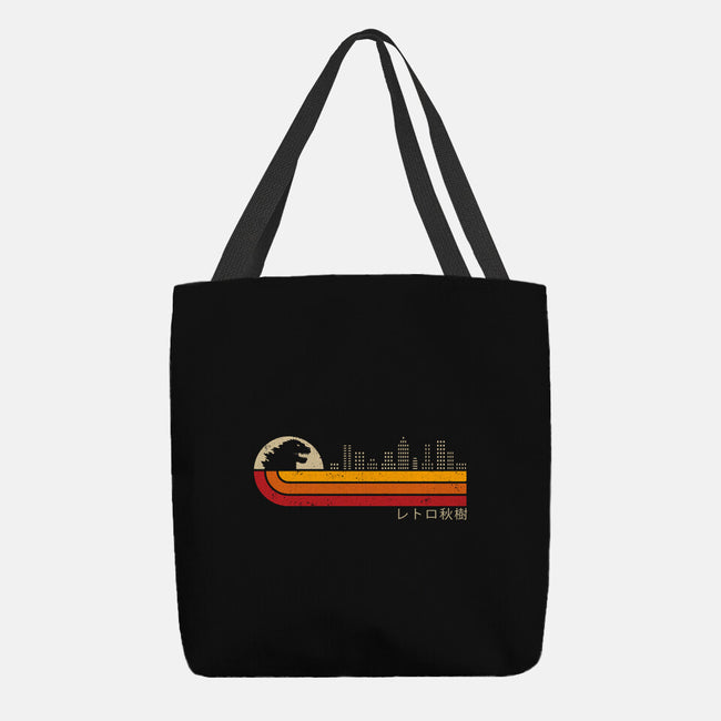 Retro Kaiju City-None-Basic Tote-Bag-erion_designs
