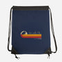 Retro Kaiju City-None-Drawstring-Bag-erion_designs