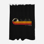 Retro Kaiju City-None-Polyester-Shower Curtain-erion_designs