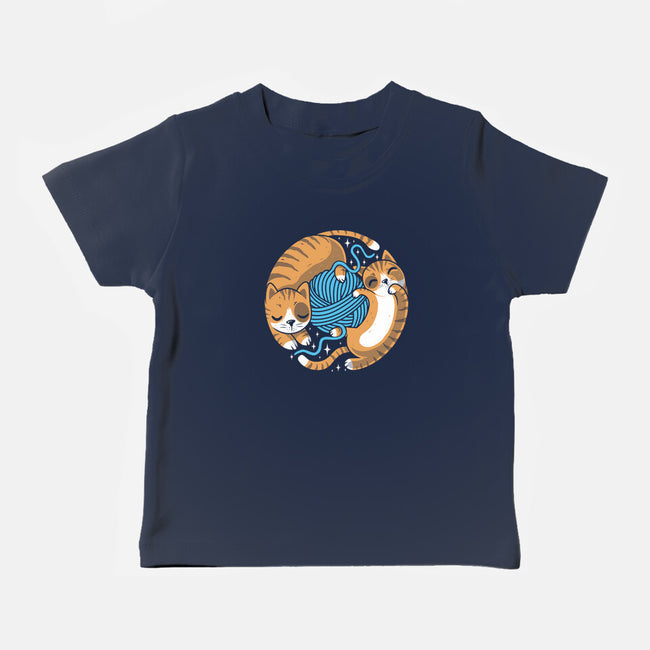 Purrfect Kitty Circle-Baby-Basic-Tee-erion_designs
