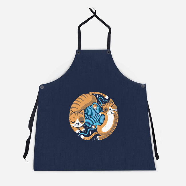 Purrfect Kitty Circle-Unisex-Kitchen-Apron-erion_designs