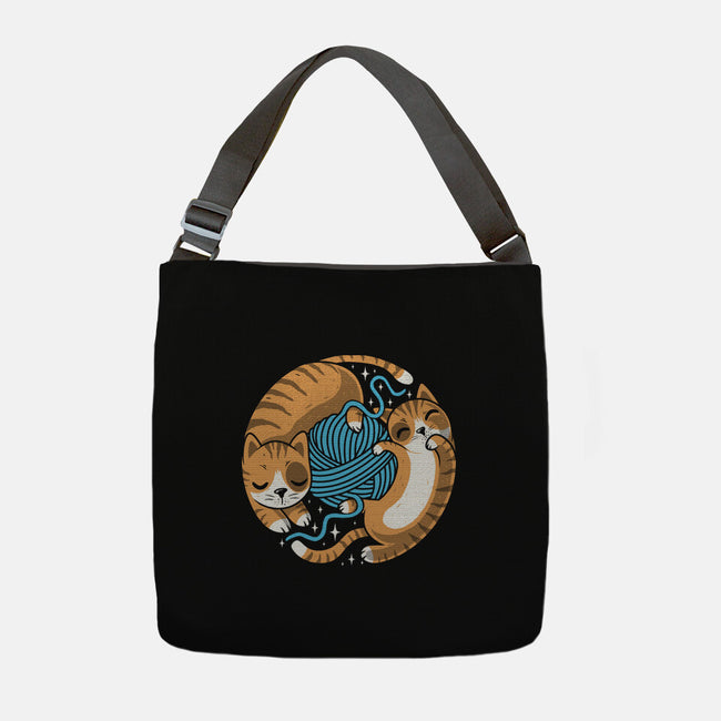 Purrfect Kitty Circle-None-Adjustable Tote-Bag-erion_designs