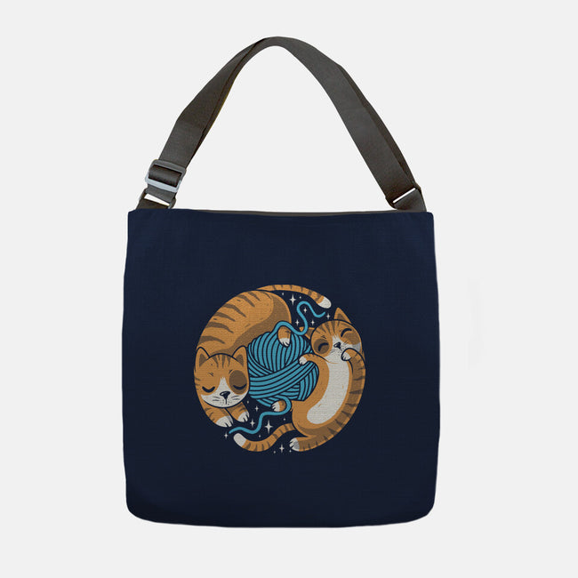 Purrfect Kitty Circle-None-Adjustable Tote-Bag-erion_designs