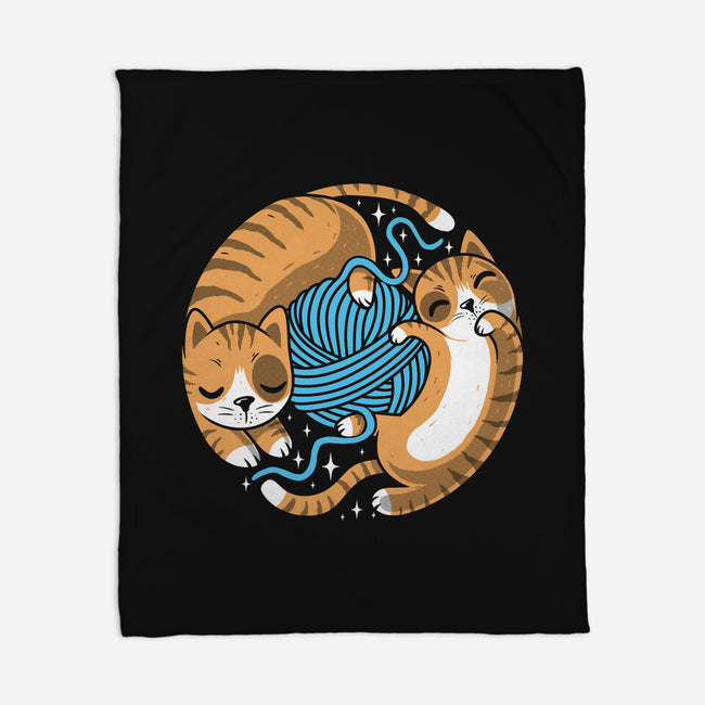 Purrfect Kitty Circle-None-Fleece-Blanket-erion_designs