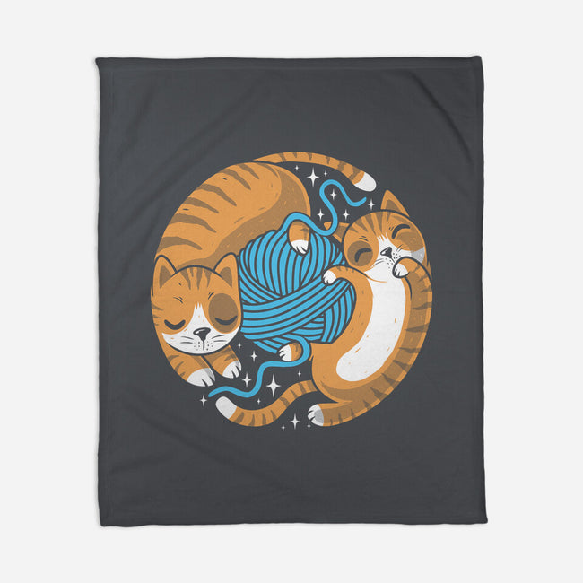 Purrfect Kitty Circle-None-Fleece-Blanket-erion_designs
