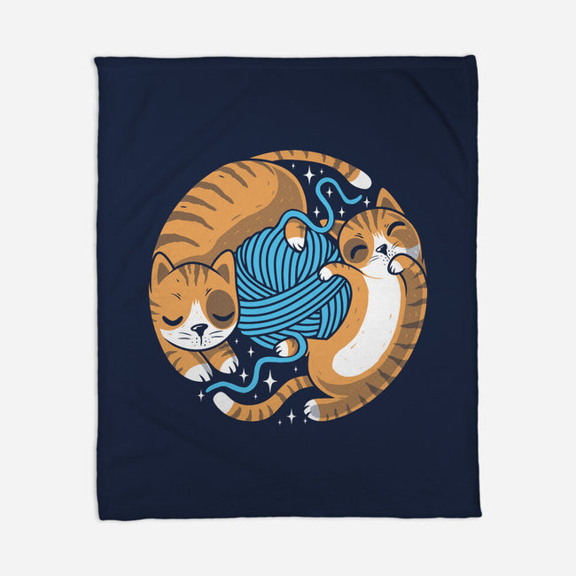 Purrfect Kitty Circle-None-Fleece-Blanket-erion_designs