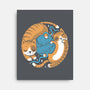 Purrfect Kitty Circle-None-Stretched-Canvas-erion_designs