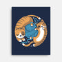 Purrfect Kitty Circle-None-Stretched-Canvas-erion_designs