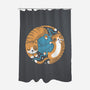Purrfect Kitty Circle-None-Polyester-Shower Curtain-erion_designs