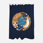 Purrfect Kitty Circle-None-Polyester-Shower Curtain-erion_designs