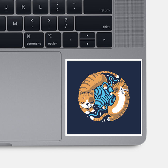 Purrfect Kitty Circle-None-Glossy-Sticker-erion_designs