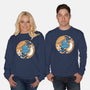 Purrfect Kitty Circle-Unisex-Crew Neck-Sweatshirt-erion_designs