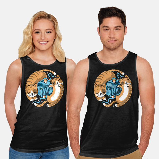 Purrfect Kitty Circle-Unisex-Basic-Tank-erion_designs