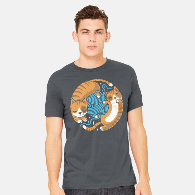 Purrfect Kitty Circle-Mens-Heavyweight-Tee-erion_designs