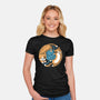Purrfect Kitty Circle-Womens-Fitted-Tee-erion_designs