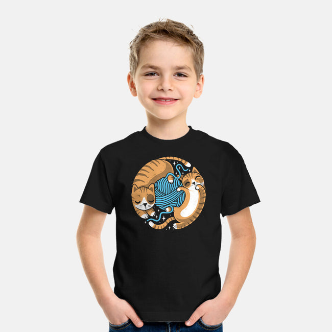 Purrfect Kitty Circle-Youth-Basic-Tee-erion_designs