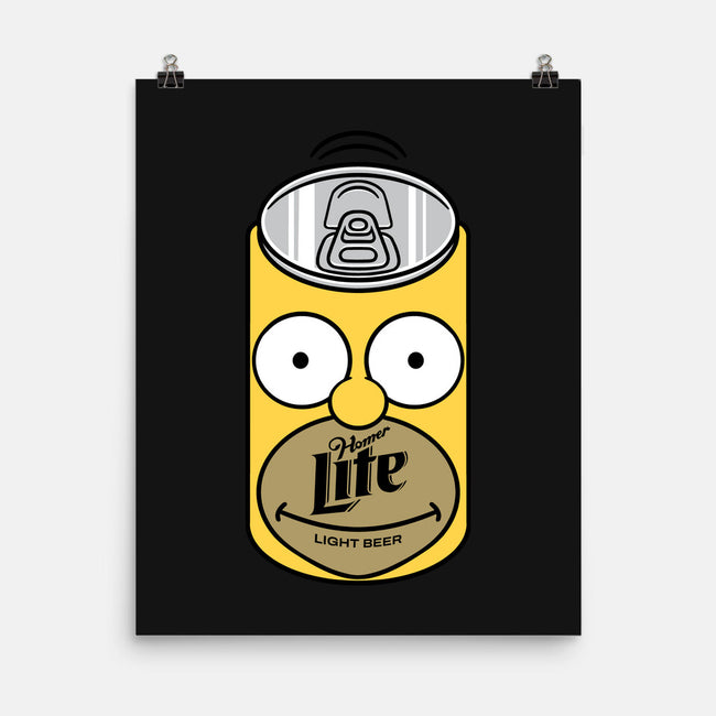 Homer Lite-None-Matte-Poster-imisko
