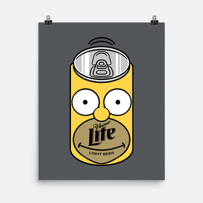 Homer Lite-None-Matte-Poster-imisko