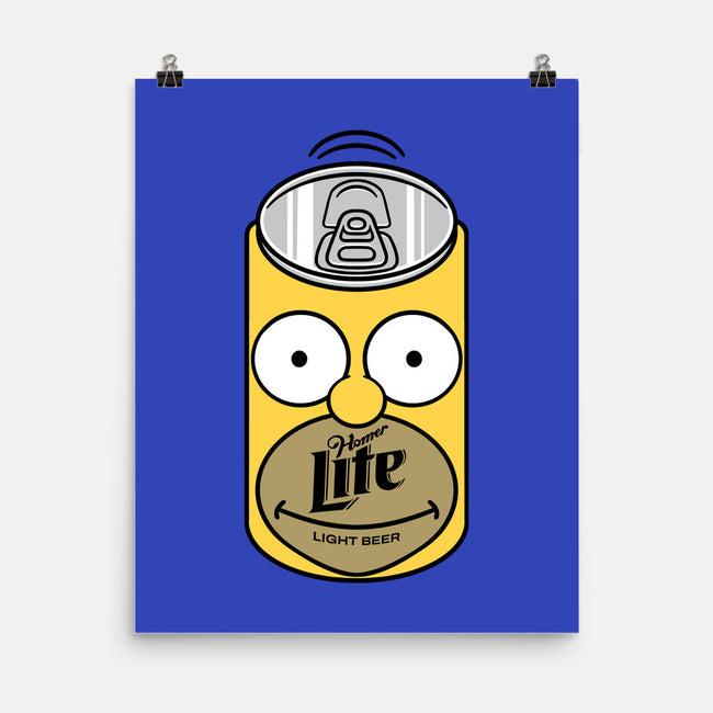 Homer Lite-None-Matte-Poster-imisko
