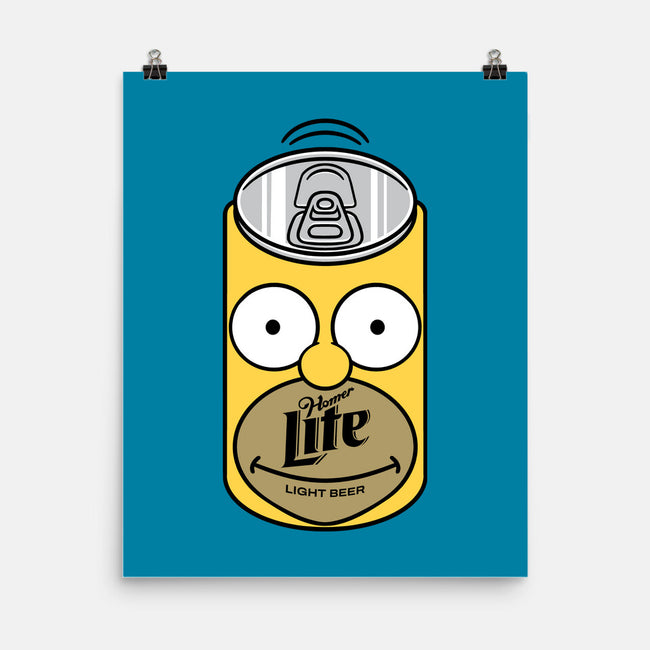 Homer Lite-None-Matte-Poster-imisko
