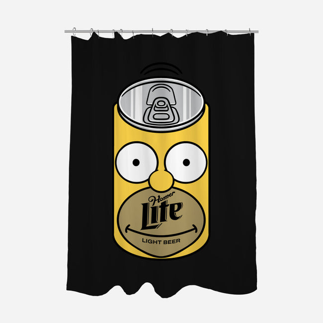 Homer Lite-None-Polyester-Shower Curtain-imisko
