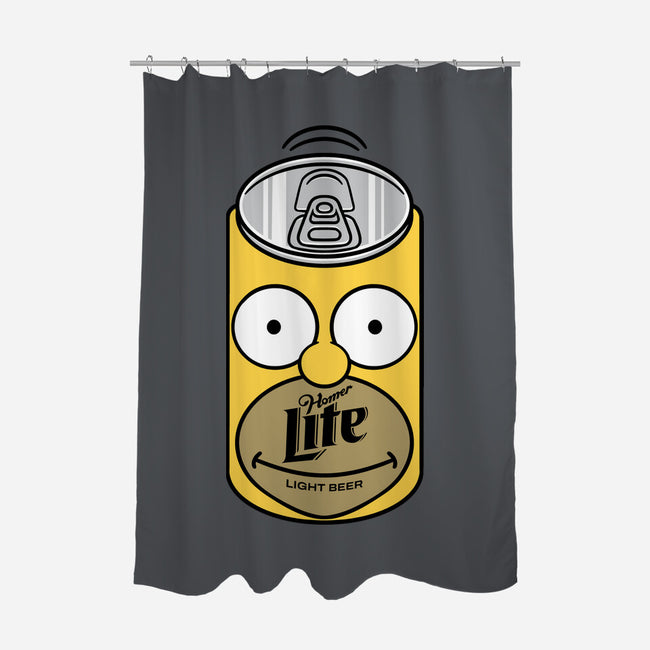 Homer Lite-None-Polyester-Shower Curtain-imisko