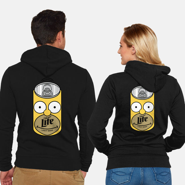 Homer Lite-Unisex-Zip-Up-Sweatshirt-imisko