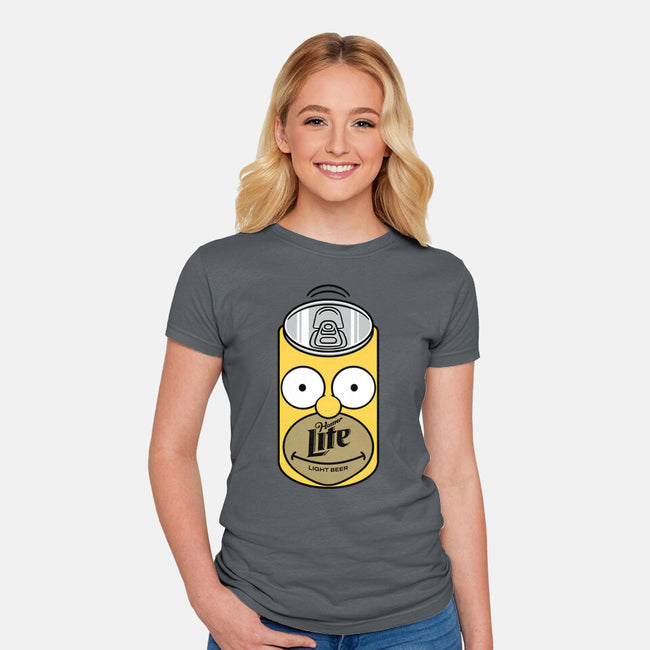 Homer Lite-Womens-Fitted-Tee-imisko
