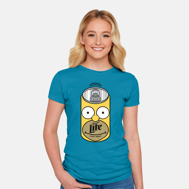 Homer Lite-Womens-Fitted-Tee-imisko