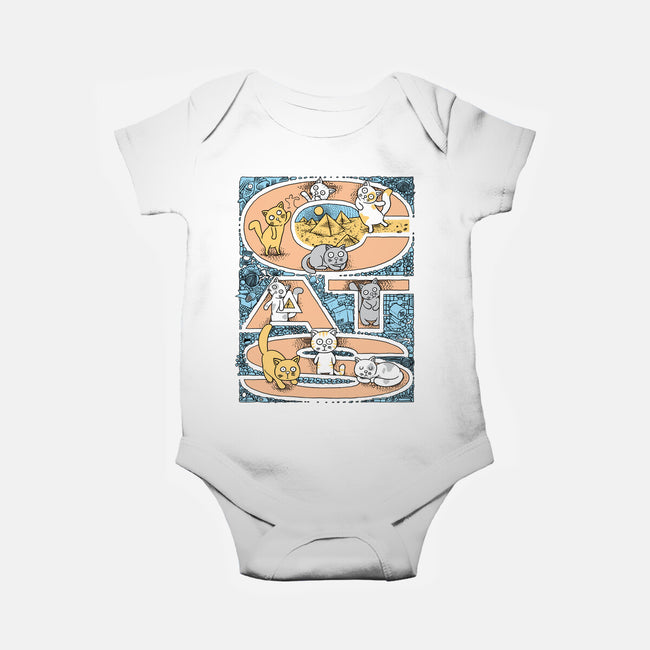 Cat Family-Baby-Basic-Onesie-imisko