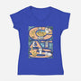 Cat Family-Womens-V-Neck-Tee-imisko