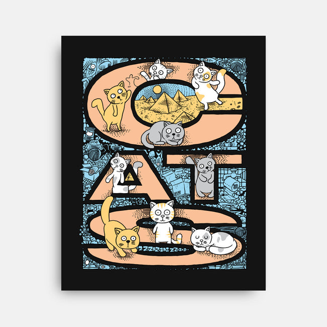 Cat Family-None-Stretched-Canvas-imisko