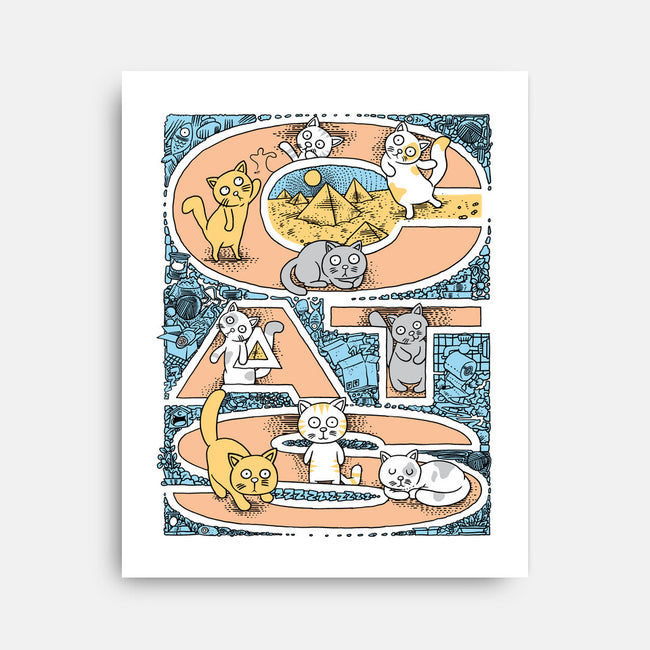 Cat Family-None-Stretched-Canvas-imisko