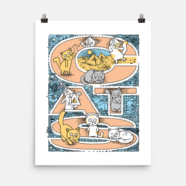Cat Family-None-Matte-Poster-imisko