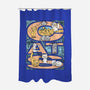 Cat Family-None-Polyester-Shower Curtain-imisko
