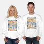 Cat Family-Unisex-Crew Neck-Sweatshirt-imisko