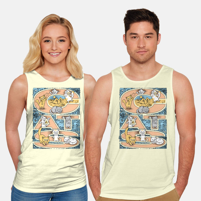 Cat Family-Unisex-Basic-Tank-imisko