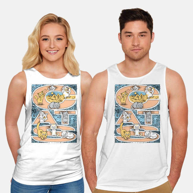Cat Family-Unisex-Basic-Tank-imisko