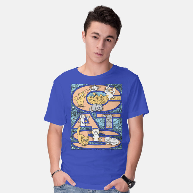 Cat Family-Mens-Basic-Tee-imisko