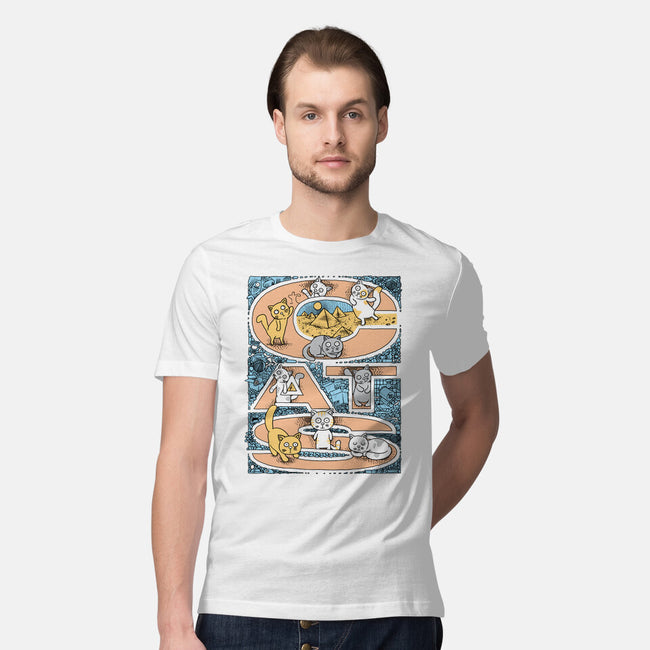 Cat Family-Mens-Premium-Tee-imisko