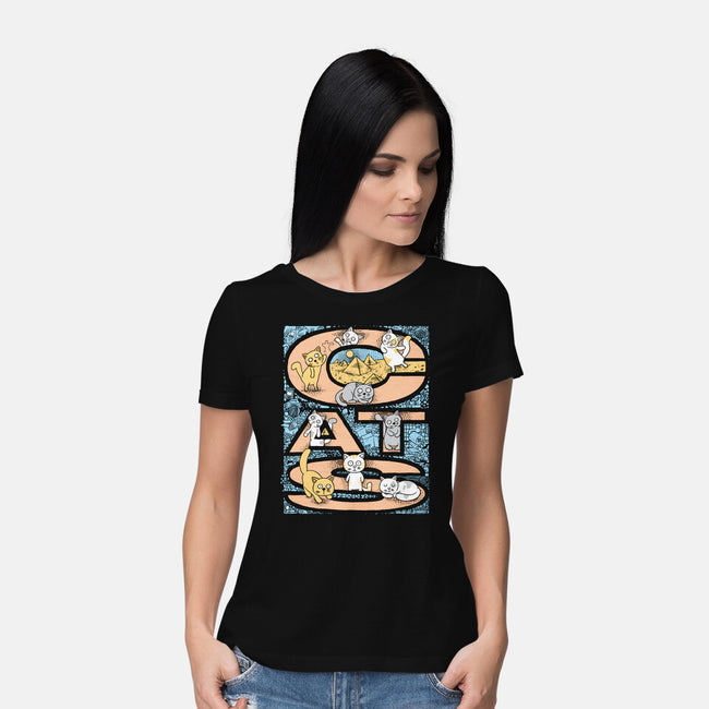 Cat Family-Womens-Basic-Tee-imisko