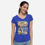 Cat Family-Womens-V-Neck-Tee-imisko