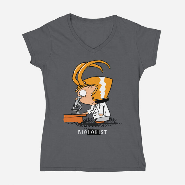 BioLOKIst-Womens-V-Neck-Tee-imisko