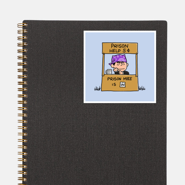 Prison Help-None-Glossy-Sticker-Barbadifuoco