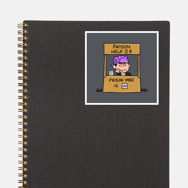 Prison Help-None-Glossy-Sticker-Barbadifuoco