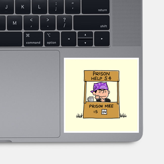 Prison Help-None-Glossy-Sticker-Barbadifuoco