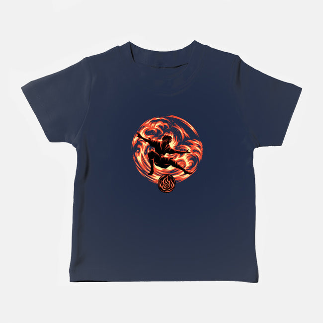 Master Of Fire Element-Baby-Basic-Tee-rmatix