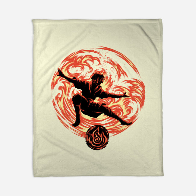 Master Of Fire Element-None-Fleece-Blanket-rmatix