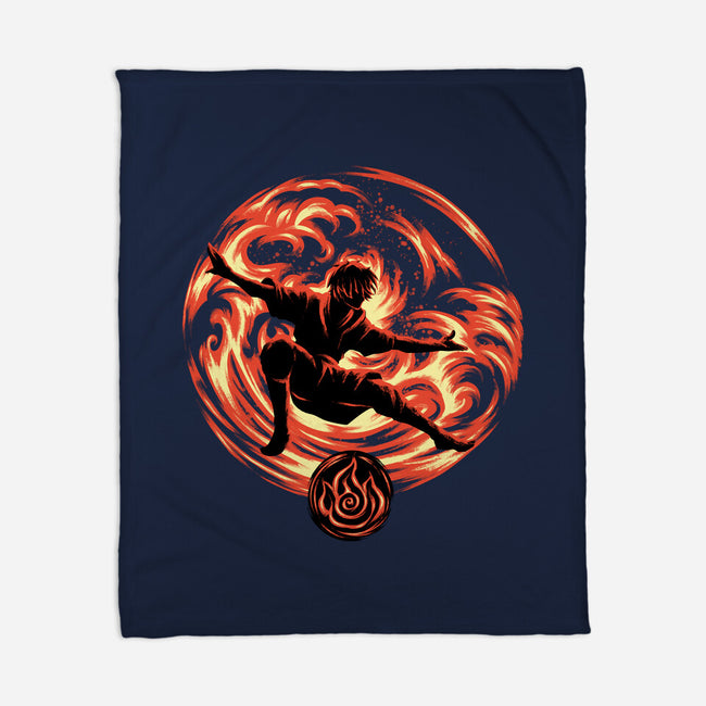 Master Of Fire Element-None-Fleece-Blanket-rmatix