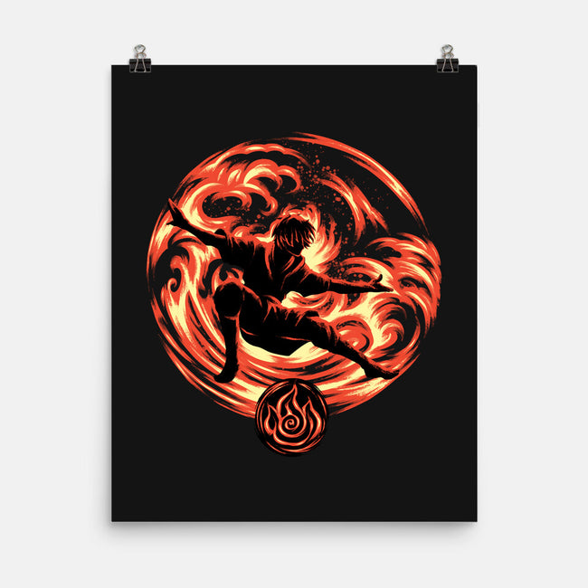 Master Of Fire Element-None-Matte-Poster-rmatix